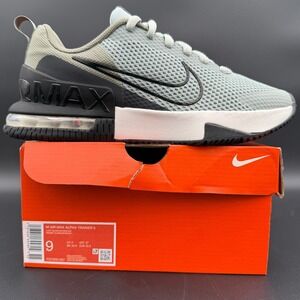 Nike Air Max Alpha Trainer 6 Mens Sz 9 Light Silver Athletic Shoes FQ1833 007
